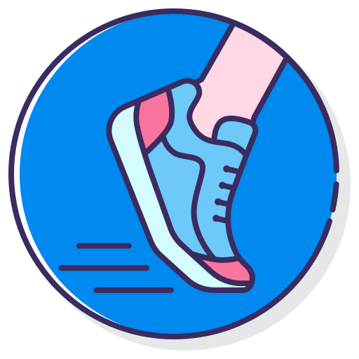 zapatillas de deporte Flaticons Lineal Color icono