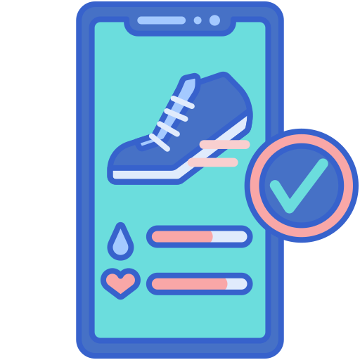 tracking-app Flaticons Lineal Color icoon