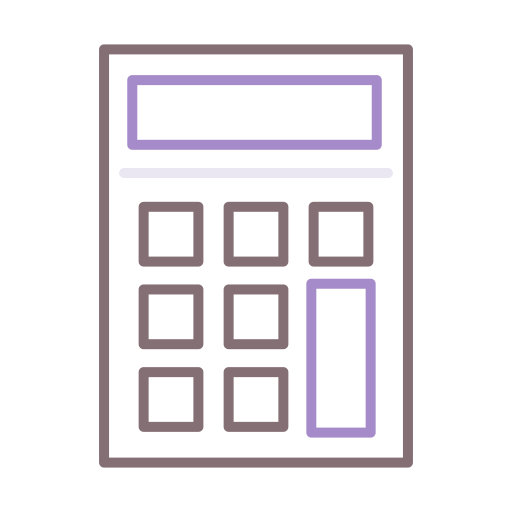 calcolatrice Flaticons Lineal Color icona