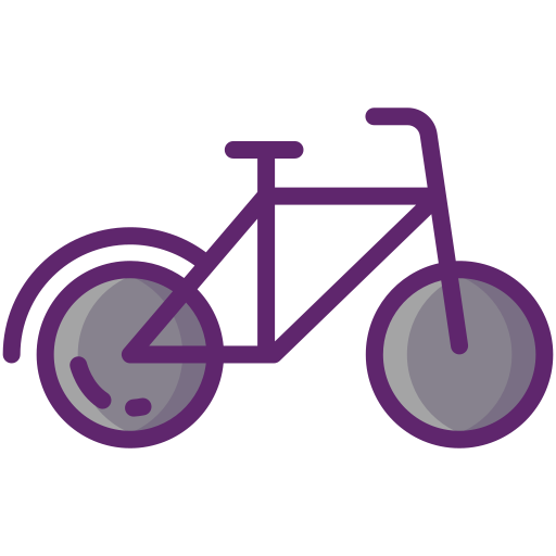 자전거 Flaticons Lineal Color icon