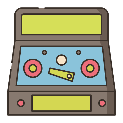 Pinball Flaticons Lineal Color icon