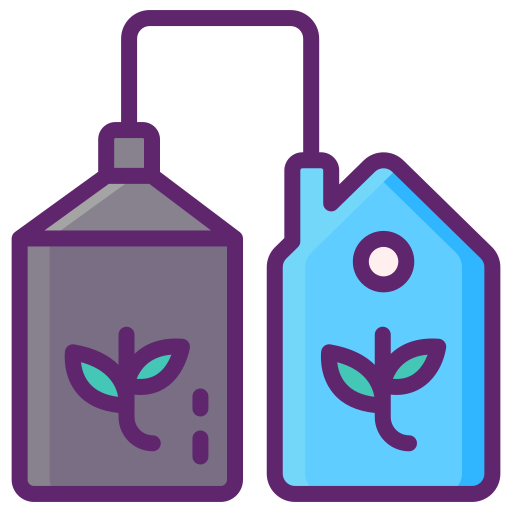 Biogas Flaticons Lineal Color icon