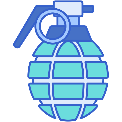 grenade Flaticons Lineal Color Icône