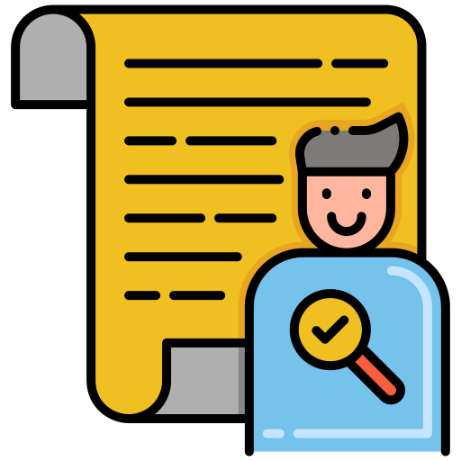Auditor Flaticons Lineal Color icon