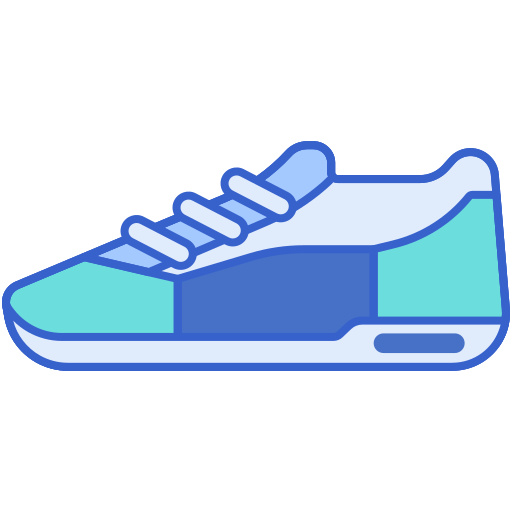 scarpe da corsa Flaticons Lineal Color icona