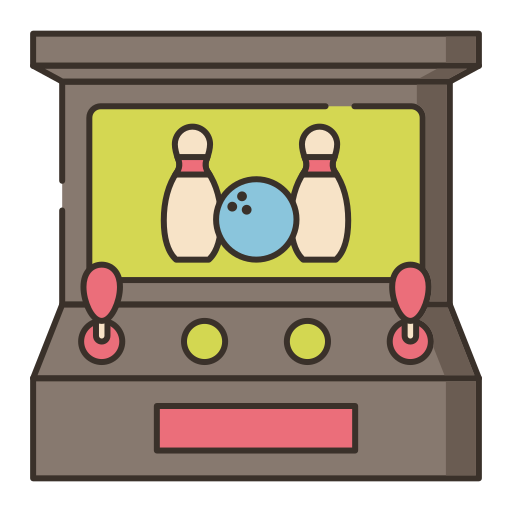 máquina de arcade Flaticons Lineal Color icono