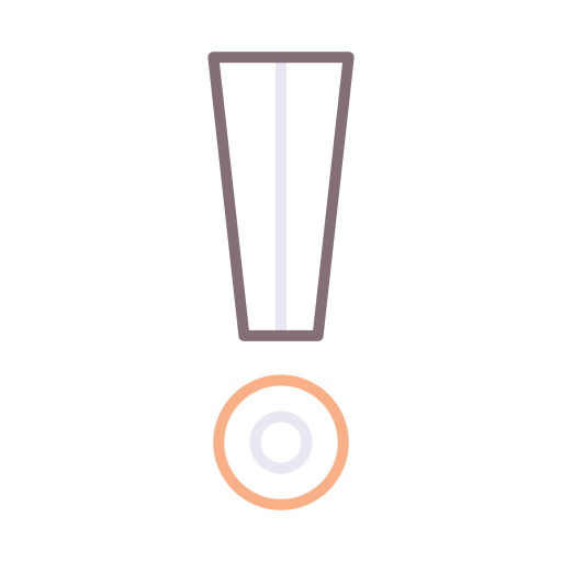 punto esclamativo Flaticons Lineal Color icona