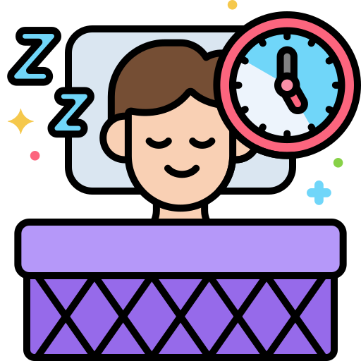 dormir Flaticons Lineal Color icono