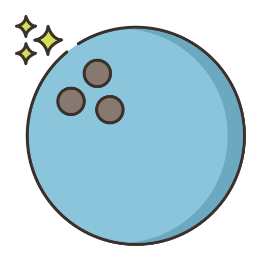 ボウリングボール Flaticons Lineal Color icon