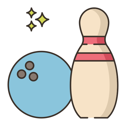 ボウリングボール Flaticons Lineal Color icon