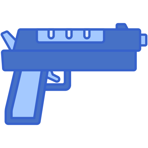 pistolet Flaticons Lineal Color Icône