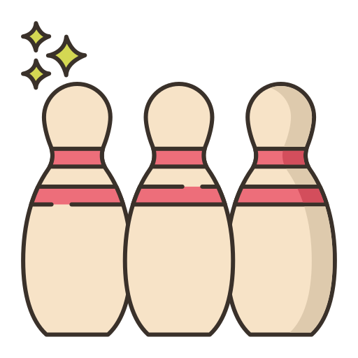 bowlingkegel Flaticons Lineal Color icon