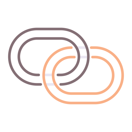 collegamento Flaticons Lineal Color icona