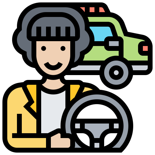 taxifahrer Meticulous Lineal Color icon