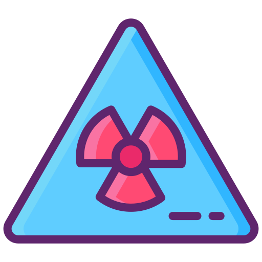 radioactividad Flaticons Lineal Color icono