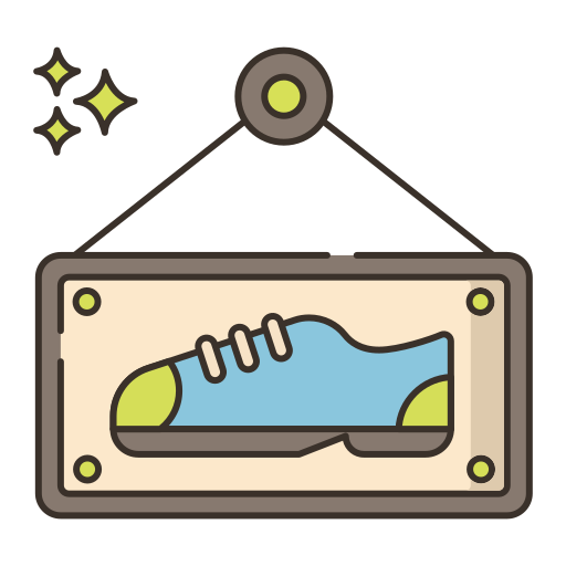 schuhe Flaticons Lineal Color icon