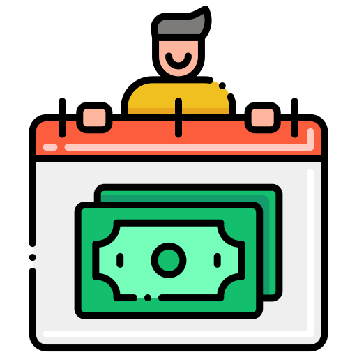 Payroll Flaticons Lineal Color icon