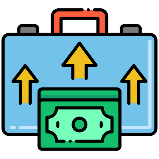 Salary Flaticons Lineal Color icon