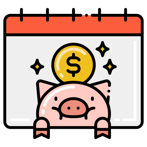 Savings Flaticons Lineal Color icon