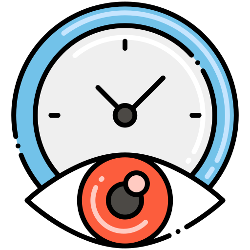 Time tracking Flaticons Lineal Color icon