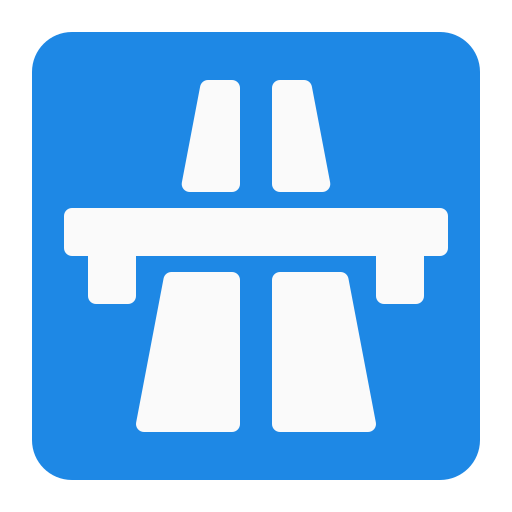Highway sign Generic Flat icon