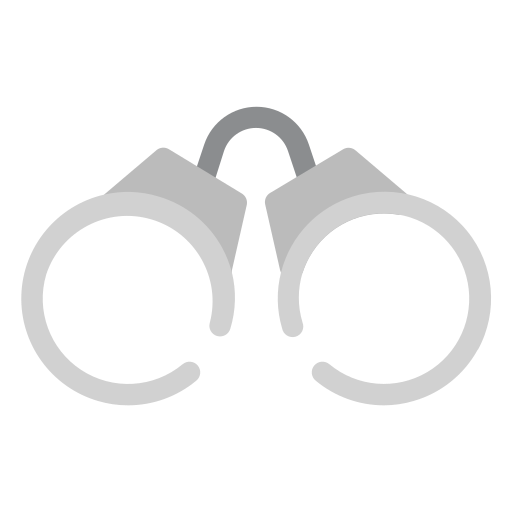 Полицейские наручники Generic Flat иконка