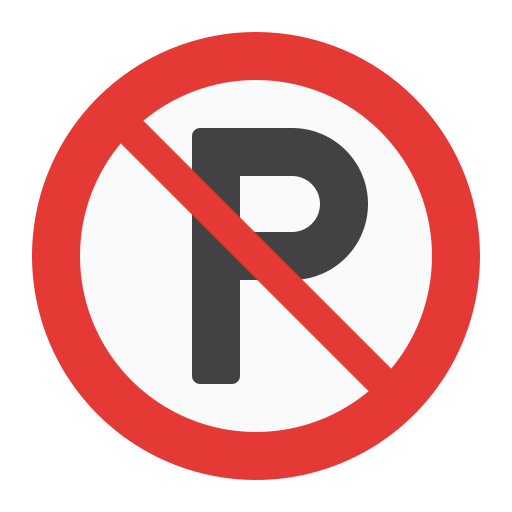 stationnement interdit Generic Flat Icône