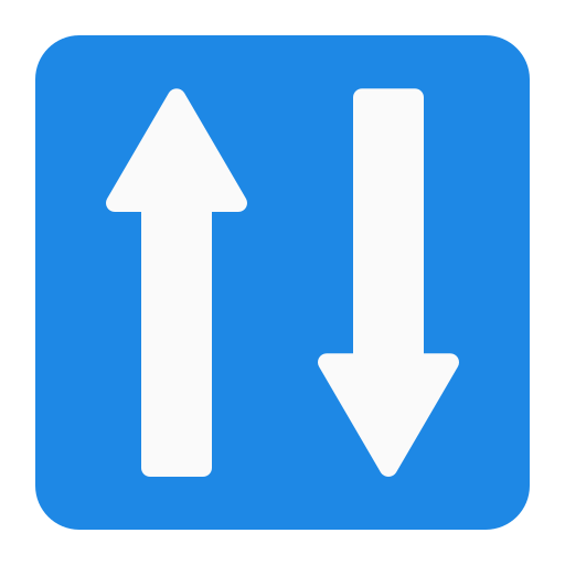 twee richtingen Generic Flat icoon