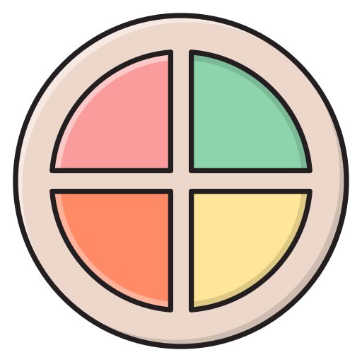 Blushing Vector Stall Lineal Color icon