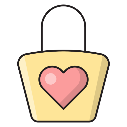Purse Vector Stall Lineal Color icon