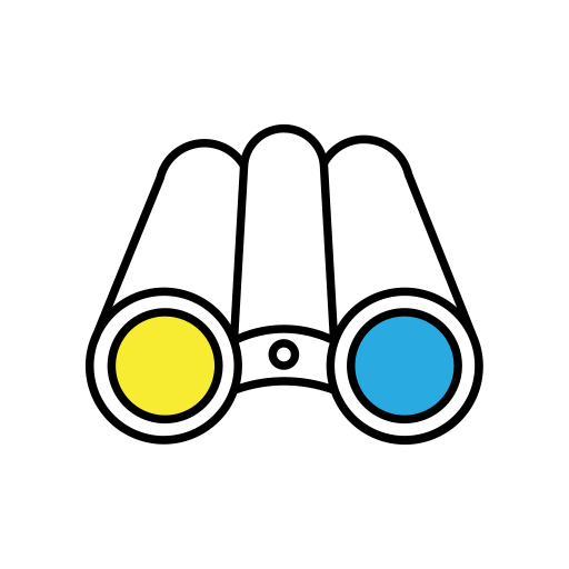 prismáticos Generic Outline Color icono
