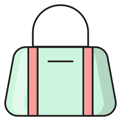 핸드백 Vector Stall Lineal Color icon