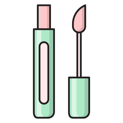 Lip gloss Vector Stall Lineal Color icon