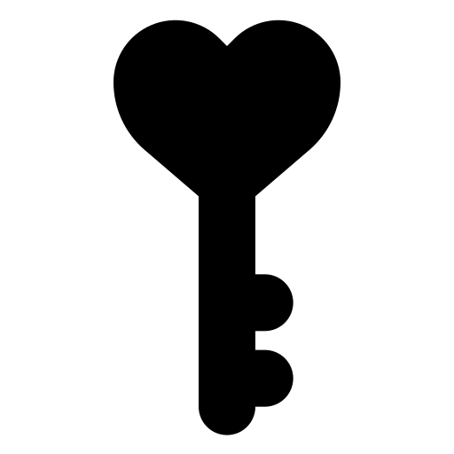 Ключ любви Generic Glyph иконка