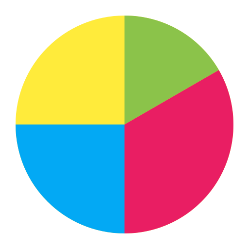 wykres kołowy Generic Flat ikona