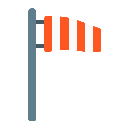 wiatrówka Generic Flat ikona