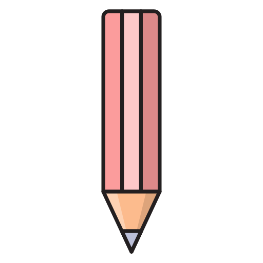 stift Vector Stall Lineal Color icon
