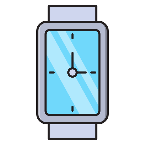 reloj Vector Stall Lineal Color icono