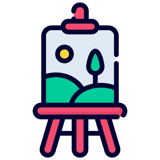 Drawing board Generic Outline Color icon