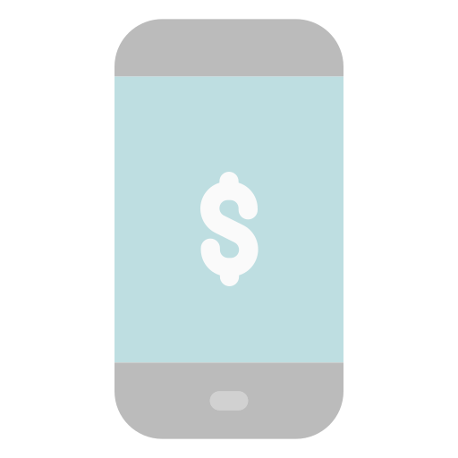 mobiel bankieren Generic Flat icoon