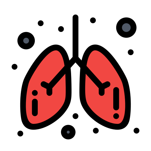 肺 Flatart Icons Lineal Color icon