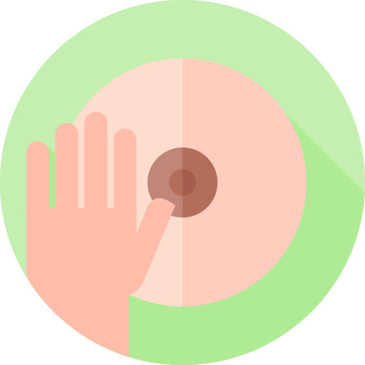 tumore al seno Flat Circular Flat icona