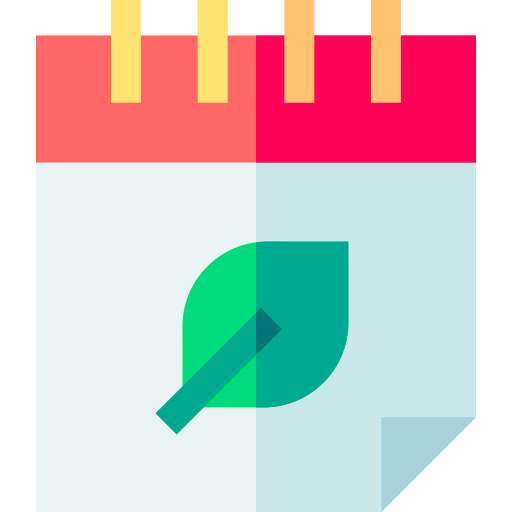 Calendar Basic Straight Flat icon