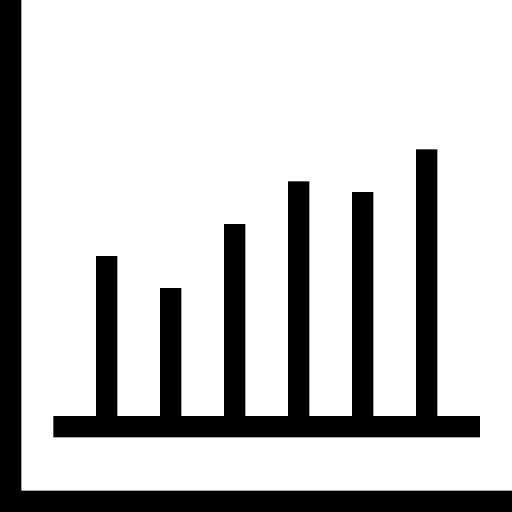 gráfico de barras Dinosoft Fill icono