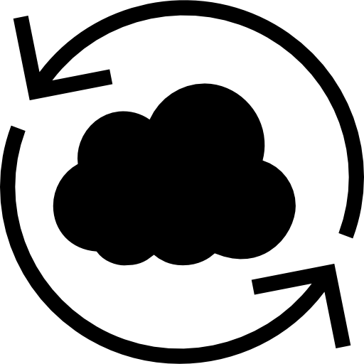 Облачные вычисления Dinosoft Fill иконка