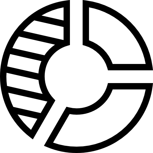 円グラフ Dinosoft Lineal icon