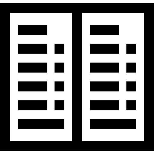 menu Basic Straight Lineal icoon