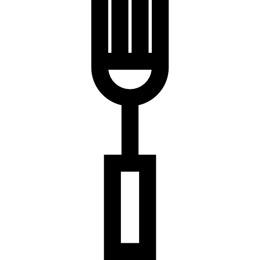 Fork Basic Straight Lineal icon