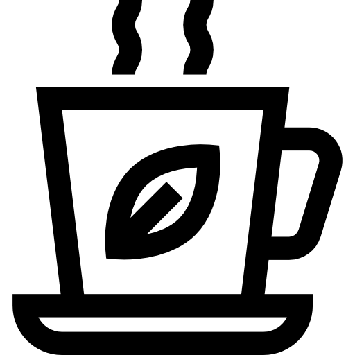 Чашка чая Basic Straight Lineal иконка
