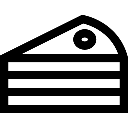 Кусок пирога Basic Straight Lineal иконка